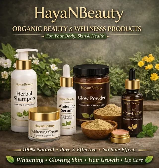 HayaNBeauty organic beauty and wellness products