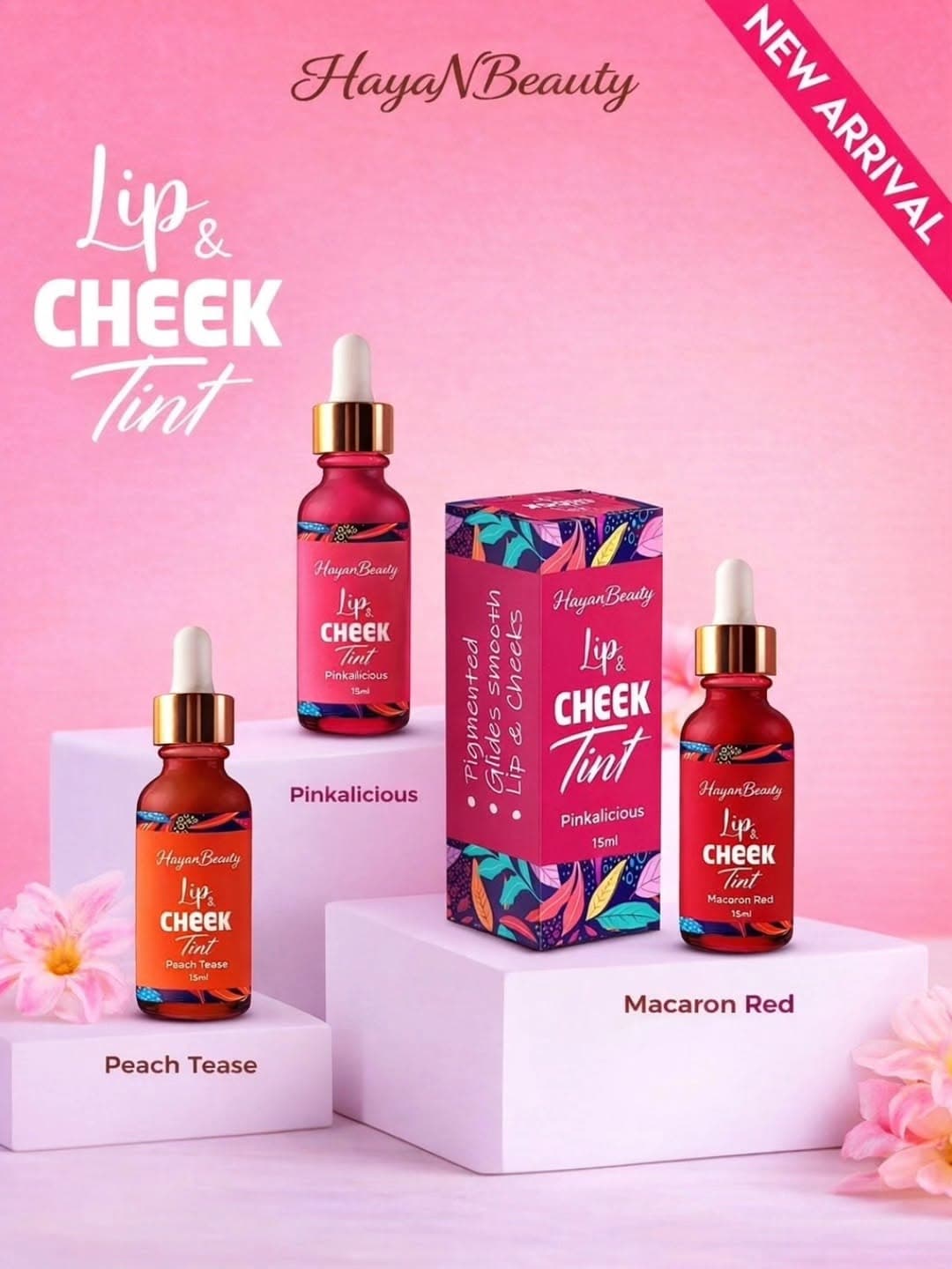 Lip & Cheek Tint - Haya Beauty