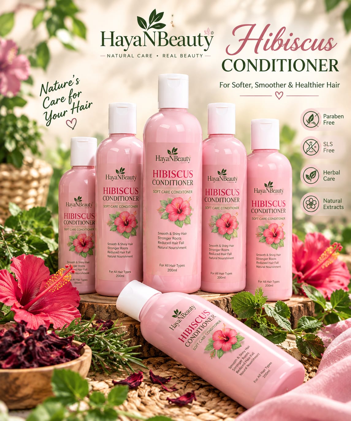 Hibiscus Conditioner - Haya Beauty