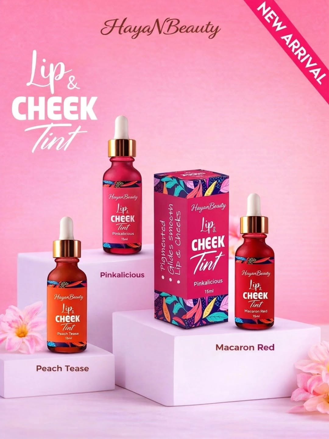 Lip & Cheek Tint - Haya Beauty